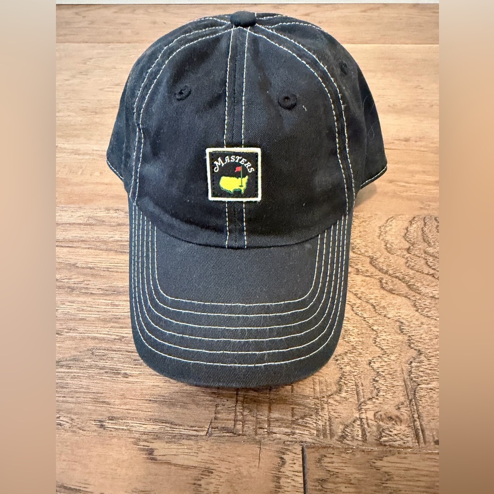 Masters Tournament Augusta National Golf Hat Black Adjustable American Needle